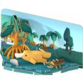 Магнитный конструктор Halftoys Animal Утконос с диорамой HA012