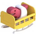 Магнитный конструктор Halftoys Baby Dino Ти-Рекс HDB002