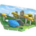 Магнитный конструктор Halftoys Dino Анкило с диорамой HD004