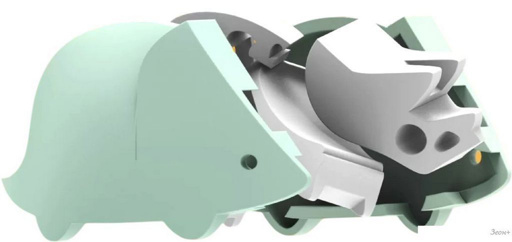 Магнитный конструктор Halftoys Dino Трицера HDS001