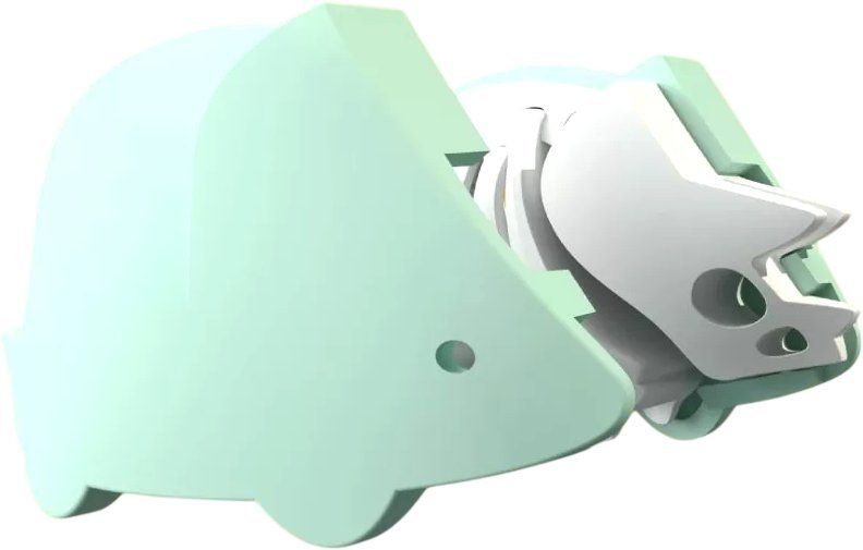 Магнитный конструктор Halftoys Dino Трицера HDS001