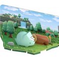 Магнитный конструктор Halftoys Dino Трицера с диорамой HD001