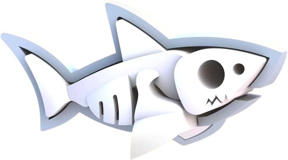 Магнитный конструктор Halftoys Ocean Белая акула HOS006