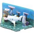Магнитный конструктор Halftoys Ocean Белая акула с диорамой HO006