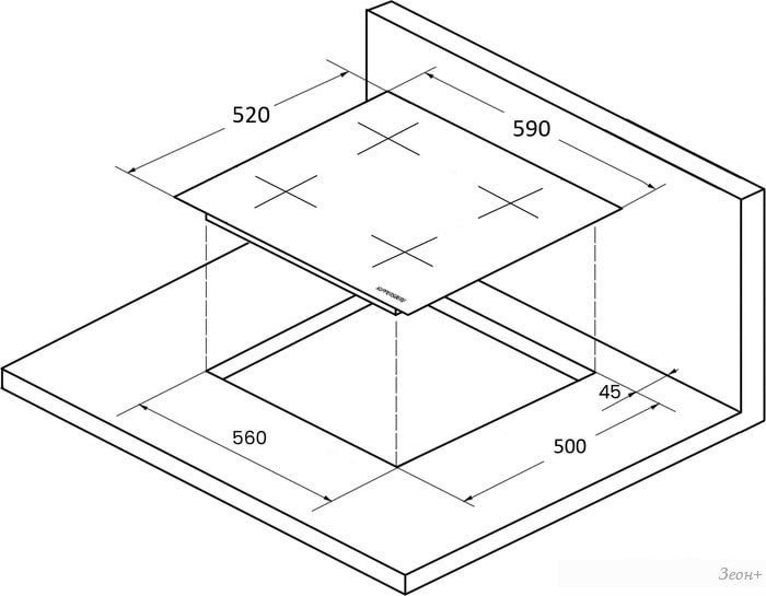 Варочная панель KUPPERSBERG ICS 604