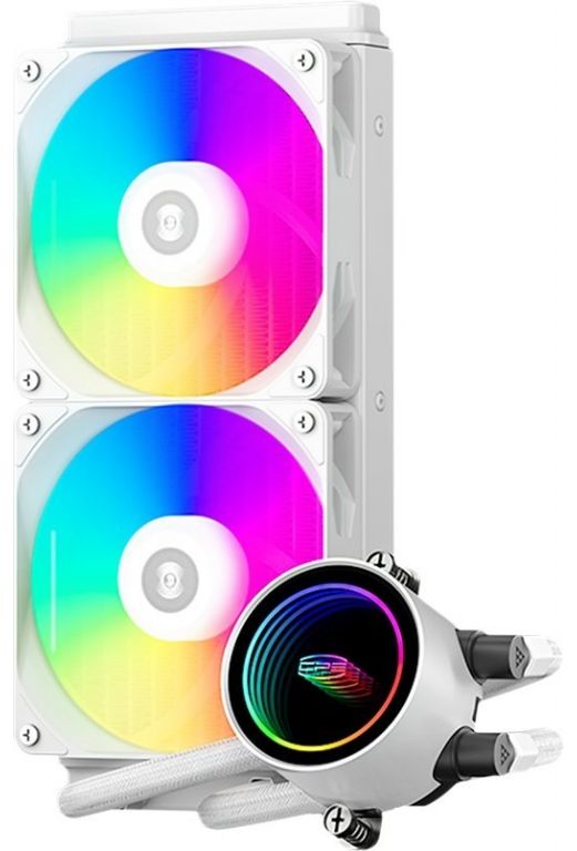 Система жидкостного охлаждения для процессора PCCooler DA240 ARGB (белый)