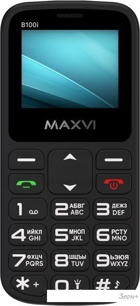 Телефон Maxvi B100i (черный)