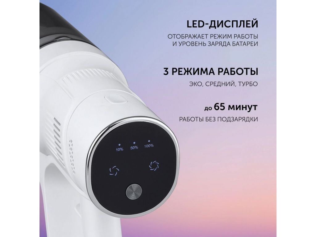 Пылесос Polaris PVCS 4010 FusionPRO (белый)