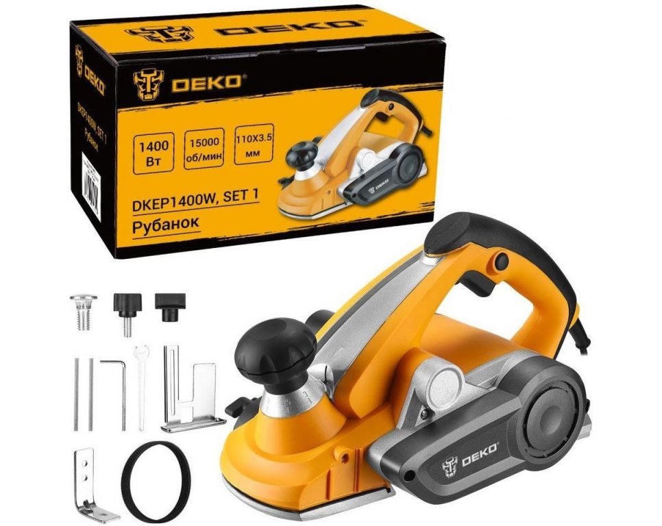 Рубанок Deko DKEP1400W Set1 083-1073