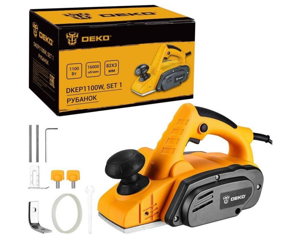 Рубанок Deko DKEP1100W Set1 083-1074