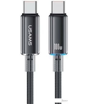  Usams US-SJ660 USB Type-C - USB Type-C (1.2 , )