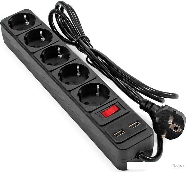 Сетевой фильтр ExeGate SP-5-USB-1.8B