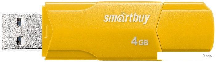 USB Flash SmartBuy Clue 4GB (желтый)