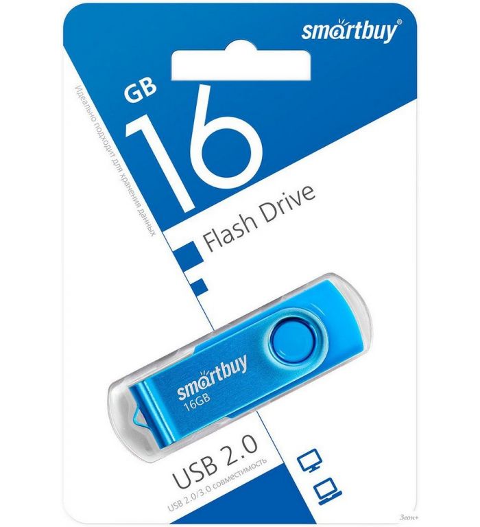 USB Flash SmartBuy Twist 16GB (синий)