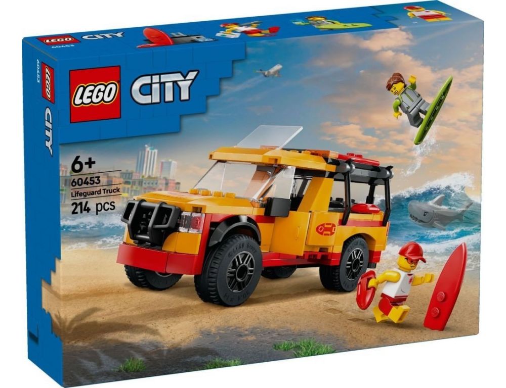 Конструктор LEGO City 60453 Спасательный внедорожник на пляже