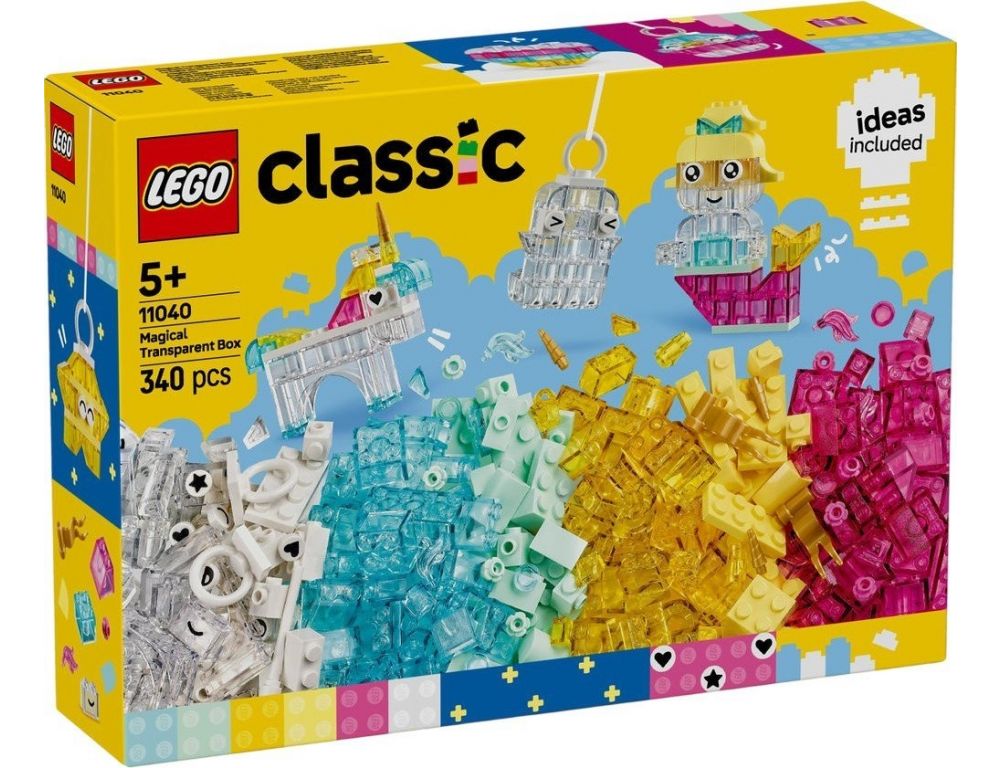 Конструктор LEGO Classic 11040 Волшебный набор с прозрачными кубиками