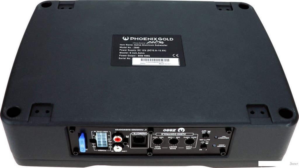 Корпусной активный сабвуфер Phoenix Gold Z880
