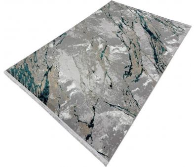     Radjab Carpet   9012A 12860RK (1.2x1.8, Grey/D.Green)