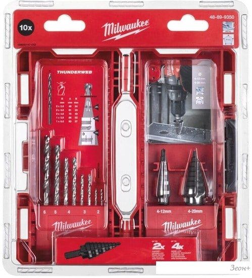 Набор оснастки Milwaukee 48899350 (10 предметов)