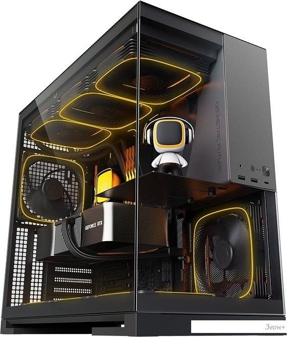 Корпус Geometric Future Model 5 5FAN (черный/серый)