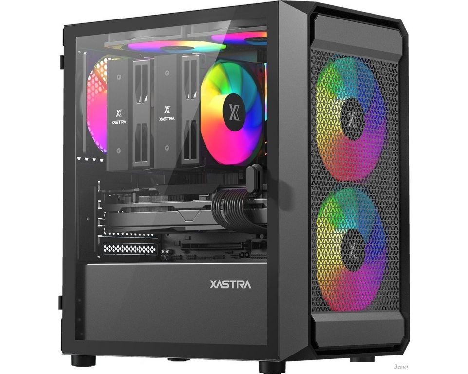 Корпус XASTRA A303M 3ARGB (черный)