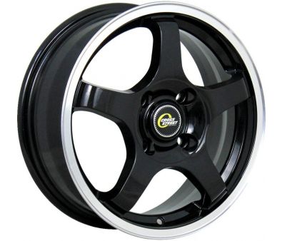   Cross Street CR-14 14x5.5" 4x98 DIA 58.6 ET 35 BKPL