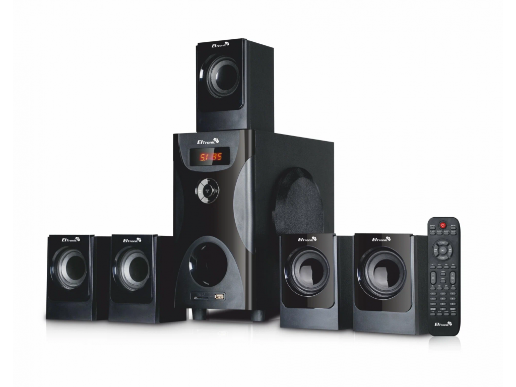 Акустическая система Eltronic 20-84 Home sound 80Вт черный