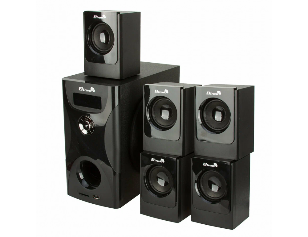 Акустическая система Eltronic 20-84 Home sound 80Вт черный