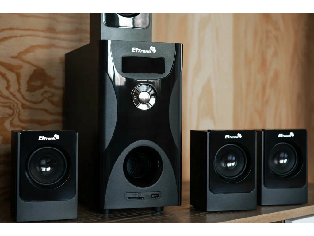 Акустическая система Eltronic 20-84 Home sound 80Вт черный