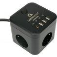 Сетевой фильтр Cablexpert CUBE-3-CU3-B-1.5