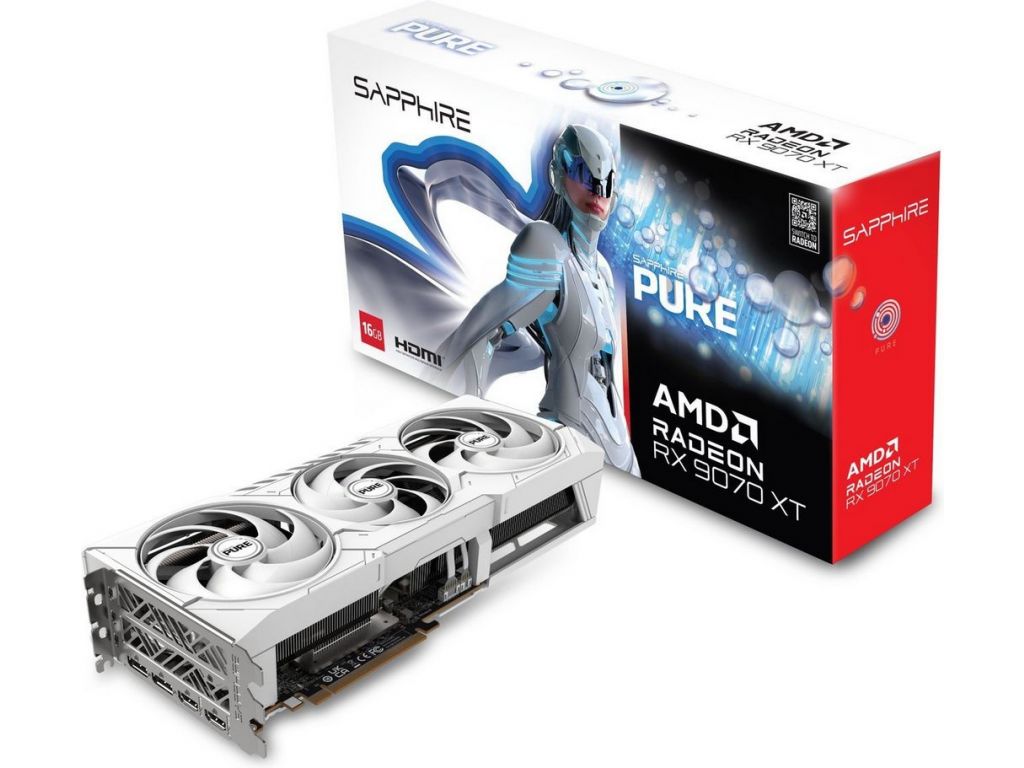Видеокарта Sapphire Pure Radeon RX 9070 XT 11348-02-20G