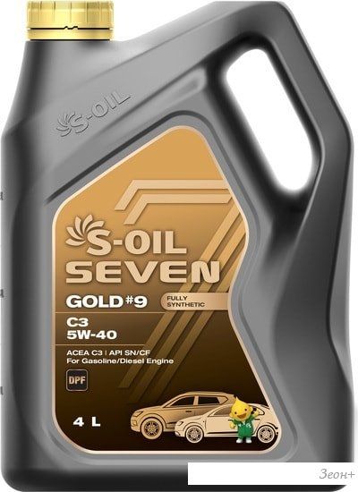 S-OIL SEVEN GOLD #9 C3 5W-40 4л