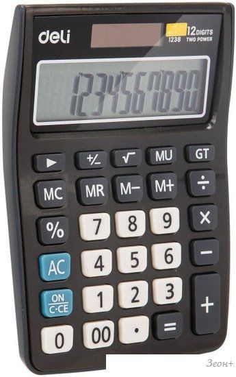Бухгалтерский калькулятор Deli E1238black