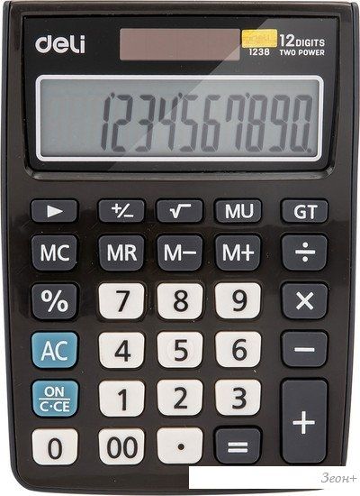 Бухгалтерский калькулятор Deli E1238black