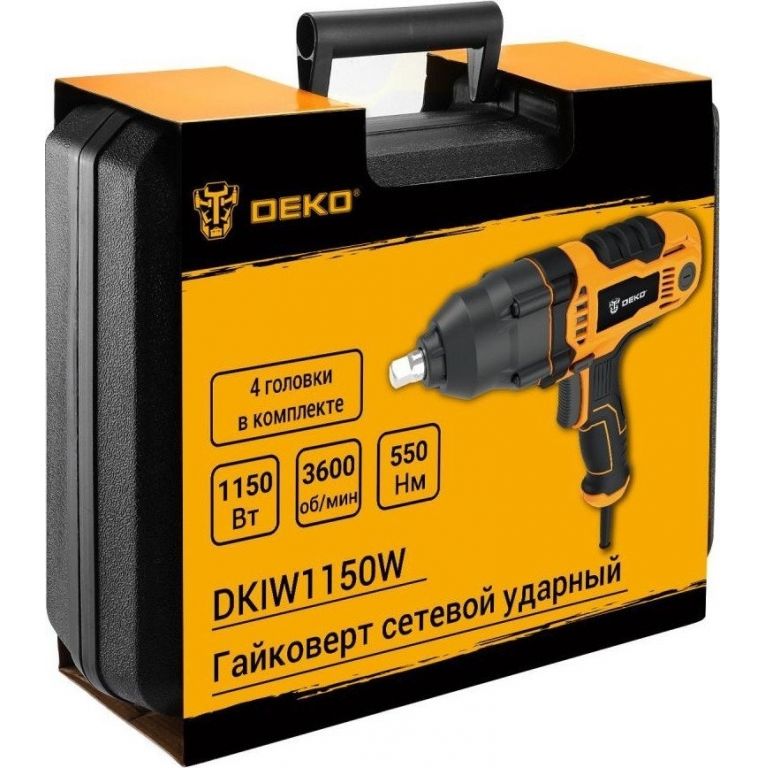 Гайковерт Deko DKIW1150 083-1082 (кейс)