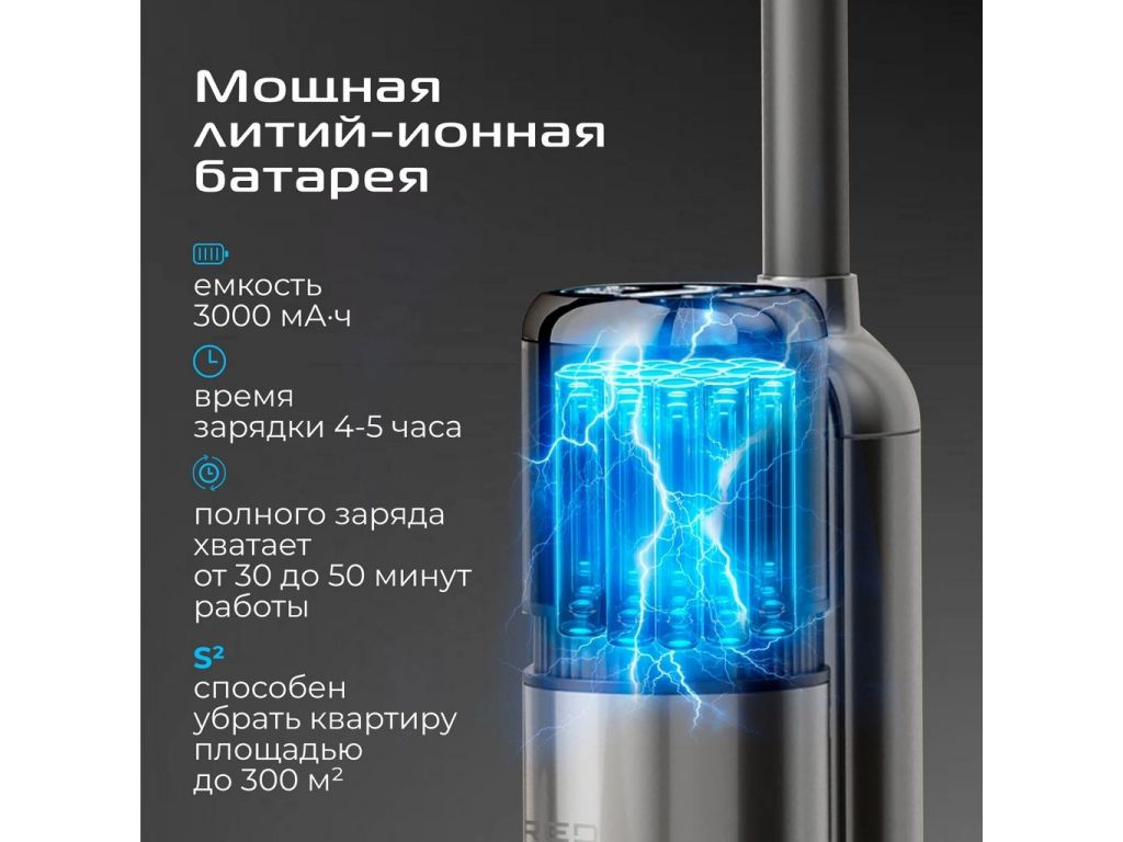 Вертикальный моющий пылесос RED Solution Aqua W3500