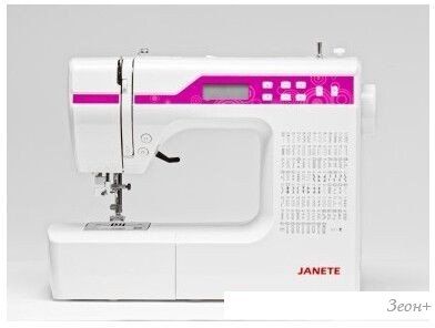 Электромеханическая швейная машина Janete 2600A (розовый)
