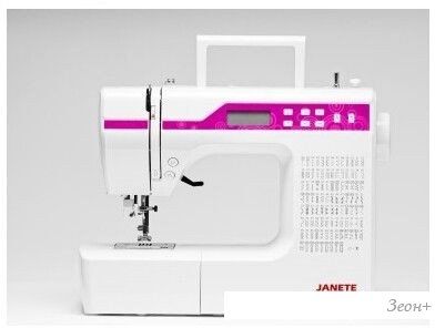 Электромеханическая швейная машина Janete 2600A (розовый)