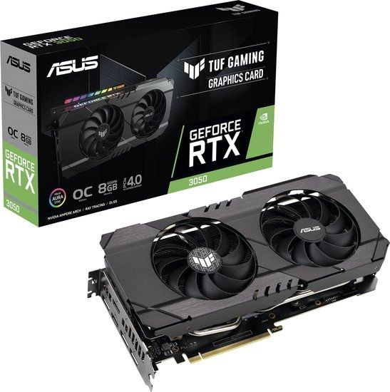 Видеокарта ASUS TUF Gaming GeForce RTX 3050 OC Edition 8GB GDDR6