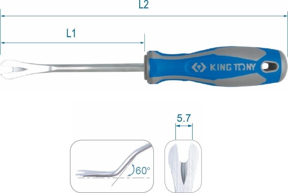 Съемники клипс и обшивки King Tony 48280180