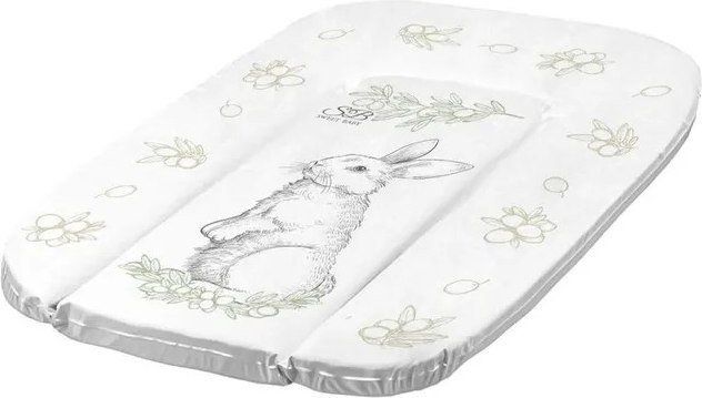 Пеленальный матрас Sweet Baby Foresta Magica Grigio Oliva 48x71 (заяц серый/оливковый)