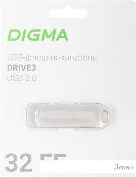 USB Flash Digma Drive 3 32GB DGFUM032A30SR