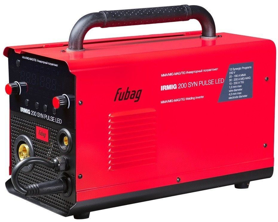 Сварочный инвертор Fubag IRMIG 200 Syn Pulse LED 646405