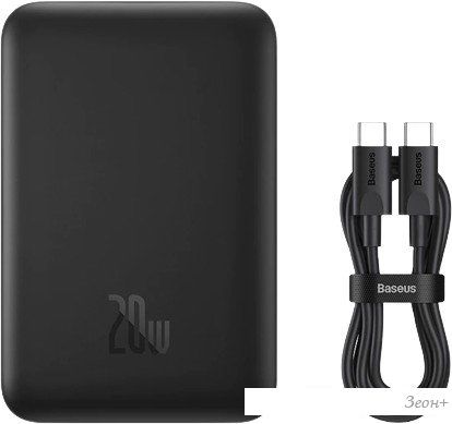 Внешний аккумулятор Baseus Magnetic Mini Wireless Fast Charge Power Bank 10000mAh 20W (черный)