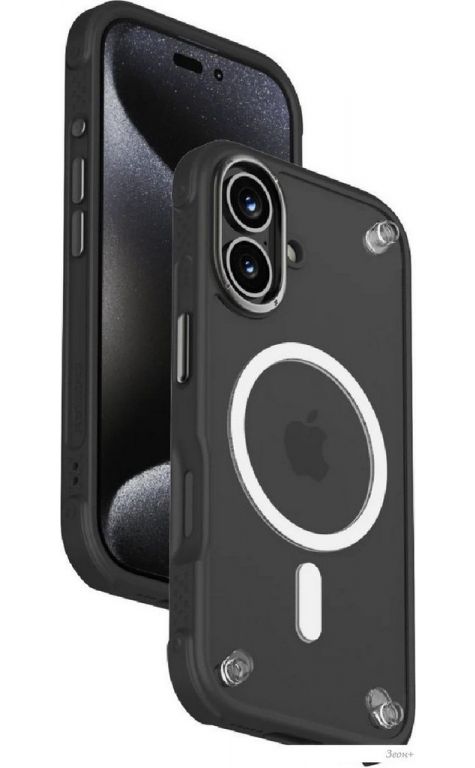 Чехол для телефона Momax CaseForm Air MagSafe для iPhone 16 MUAP24SD (черный)