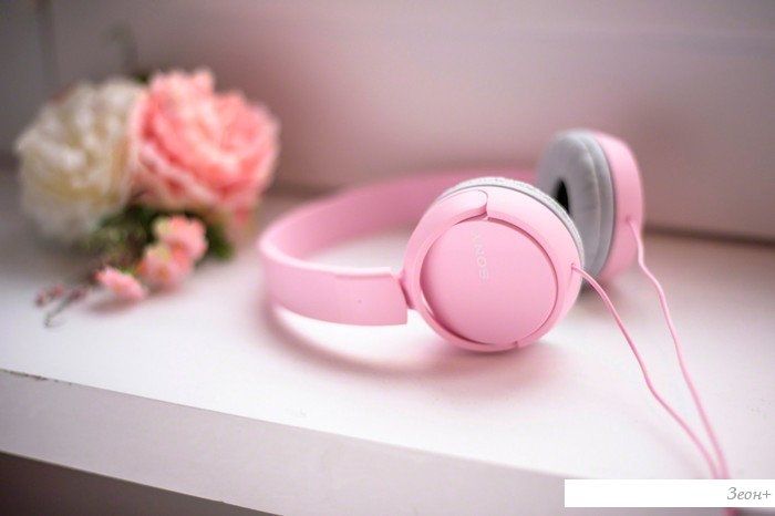 Наушники Sony MDR-ZX110AP (розовый)