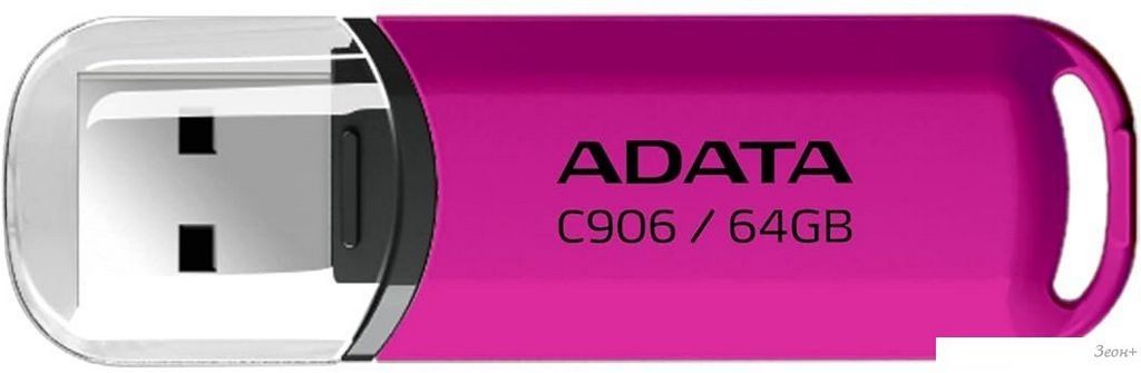 USB Flash ADATA C906 64GB (розовый)