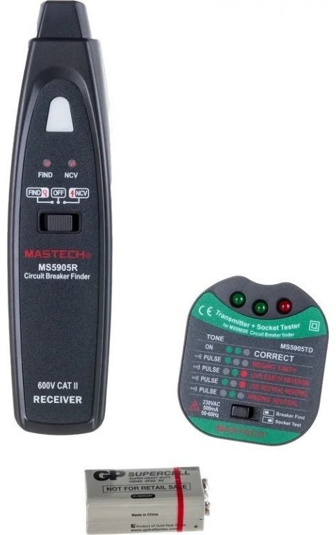 Тестер розеток Mastech MS5905RTD