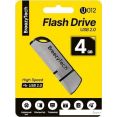 USB Flash BreezyTech U012 4GB (серебристый/черный)