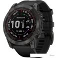 Умные часы Garmin Fenix 7X Sapphire Solar 51 мм (серый карбон/черный)